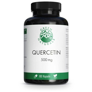 GREEN NATURALS QUERCETIN 500 mg 180 St Kapseln Produktbild