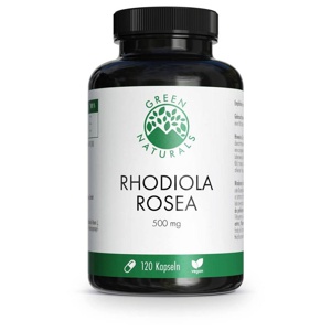 GREEN NATURALS RHODIOLA ROSEA 500 mg 120 St Kapseln Produktbild