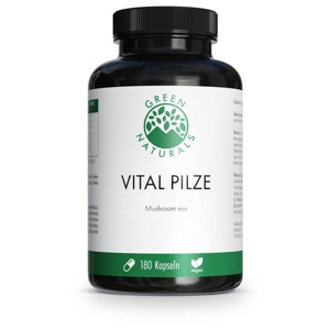 Green Naturals Vital Pilze Cordyceps Reishi vegan, 180 St Kapseln Produktbild