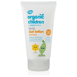 Green People Children's Sun Lotion Scent Free SPF 30 150 ml produktbillede