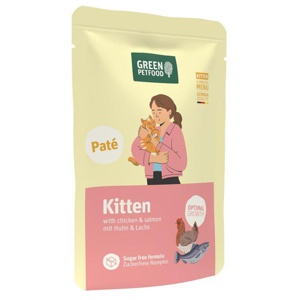 Green Petfood Paté Kitten 8 x 85 g Produktbild