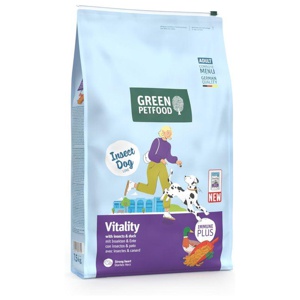 Green Petfood Vitality mit Insekten & Ente Produktbild