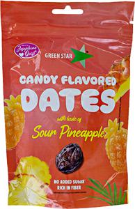Green Star Dates Sour Pineapple 90 g produkt bild