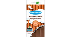 Green Star Mjölkchoklad Salty Caramel Laktosfri 100 g produkt bild