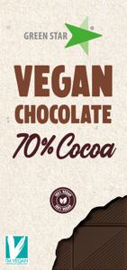 Green Star Vegan Chocolate 70% 90 g produkt bild