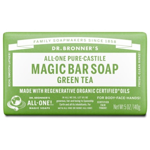 Green Tea Bar Soap - 140G - Dr. Bronner's produktbillede
