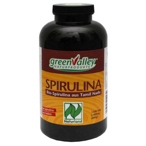 Greenvalley Bio Spirulina Tabletten, 1500 St Tabletten Produktbild