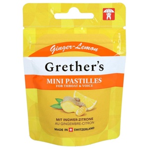 Grethers Ginger Lemon zuckerfrei, 30 g Pastillen Produktbild