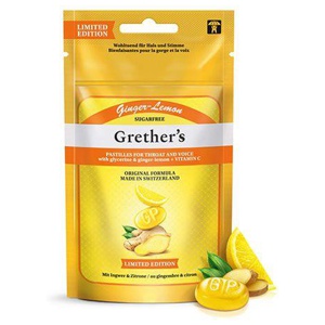 GRETHERS Ginger Lemon zuckerfrei Past.Beutel Ref. Produktbild