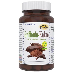 Griffonia-Kakao Kapseln, 60 St Kapseln Produktbild