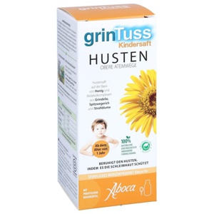 grinTuss Kindersaft HUSTEN 128 g Sirup Produktbild