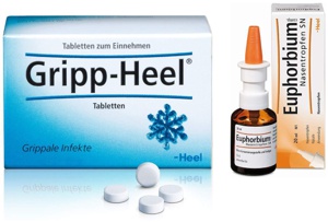 Gripp Heel Tabletten & Euphorbium comp SN Spray Set 1 Sparset Produktbild