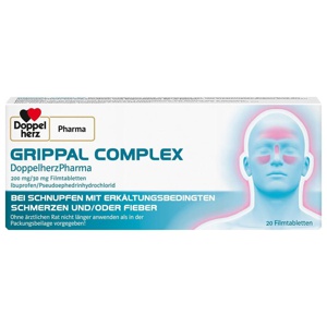 GRIPPAL COMPLEX DoppelherzPharma 200 mg/30 mg FTA Produktbild