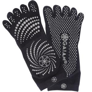 Gaiam Grippy Yoga Socks -S/M Yogastrumpor, 1 par produkt bild