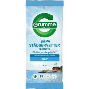 Grumme Golv Städservetter Såpa Sjöbris 15 st produkt bild
