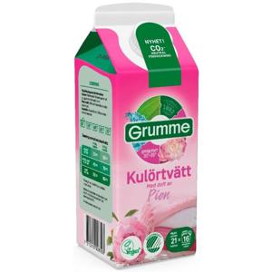 Grumme Kulörtvätt Pion 750 ml produkt bild