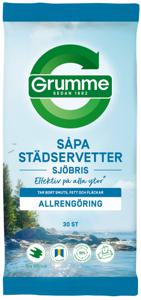 Grumme Såpa Städservetter Sjöbris 30 st produkt bild