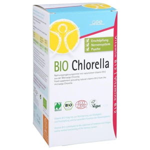GSE Chlorella 500 mg Bio Naturland Tabletten Produktbild