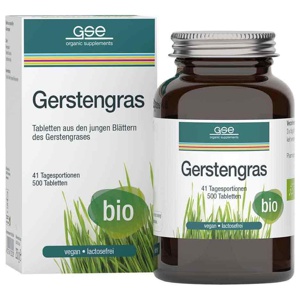 GSE Gerstengras 500mg kontrolliert biologisch Tab. Produktbild