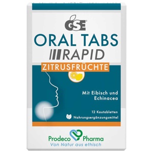 GSE Oral Tabs Rapid Zitrusfrüchte Kautabletten Produktbild