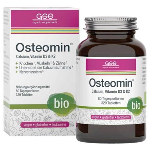 GSE Osteomin Bio Calcium Vitamin D3+K2 Tabletten Produktbild