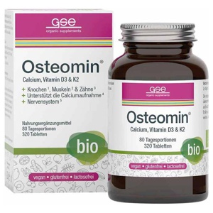 GSE Osteomin Bio Calcium Vitamin D3+K2 Tabletten Produktbild