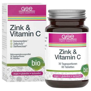 GSE Zink+Vitamin C Complex Bio Phyto Vitamins Tab. Produktbild