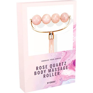 Gua Sha Body Roller - Rosa Quartz - 1 stk produktbillede