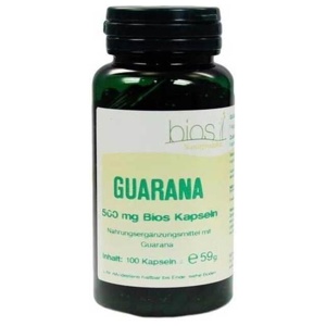 GUARANA 500 mg Bios Kapseln Produktbild