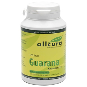Guarana Kautabletten, 120 St Kautabletten Produktbild