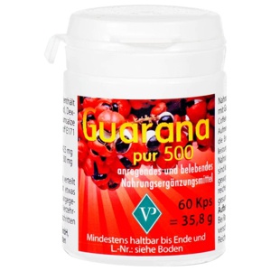 GUARANA PUR 500 Kapseln Produktbild