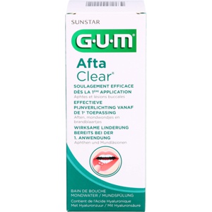GUM Afta Clear Mundspülung 120 ml Mundwasser Produktbild