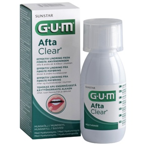 Gum Afta Clear Munnskyll 120 ml produktbilde