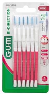 GUM Bi-Direction mellanrumsborste fine, 6 st produkt bild