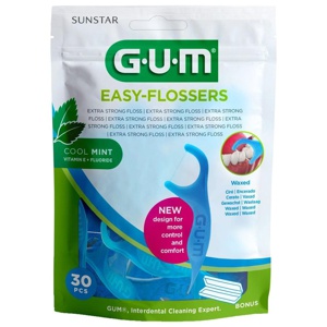 GUM EASY-FLOSSERS Zahnseidesti.gew.mint+Reise-Et. Produktbild