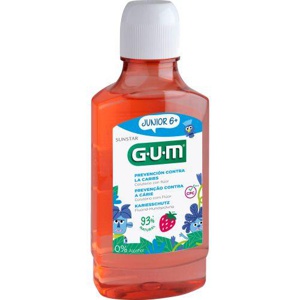 GUM JUNIOR Mundspülung Erdbeere ab 6 Jahren Produktbild