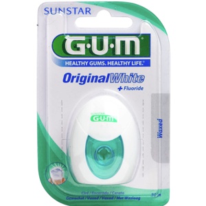 Gum Original White FLOSS Tandtråd 30 m produktbillede