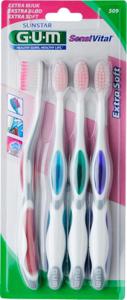 GUM PRO sensitive tandborste, 4 st produkt bild