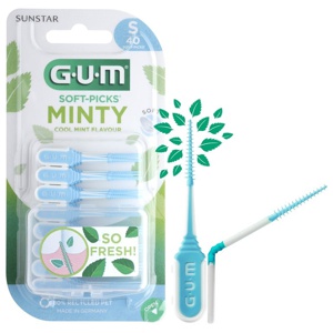 Gum Soft-Picks Minty 40 stk. - Flere størrelser produktbillede