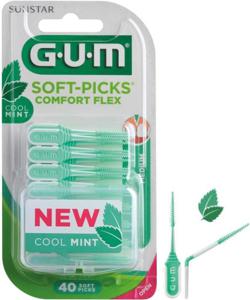 GUM Soft-Picks Comfort Flex Medium Mint 40 st produkt bild