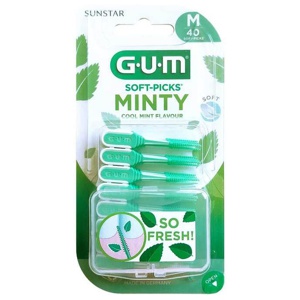 GUM Soft-Picks Minty medium, 40 St Zahnbürste Produktbild
