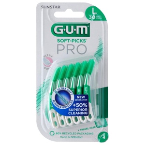 GUM SOFT-PICKS PRO Interdentalbüsten Large 30 St Zahnbürste Produktbild