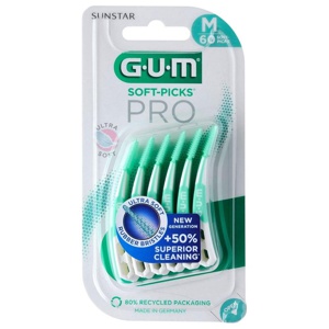 GUM SOFT-PICKS PRO Interdentalbüsten Medium 60 St Zahnbürste Produktbild