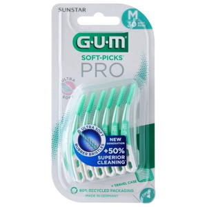 GUM SOFT-PICKS PRO Interdentalbüsten Medium 30 St Zahnbürste Produktbild