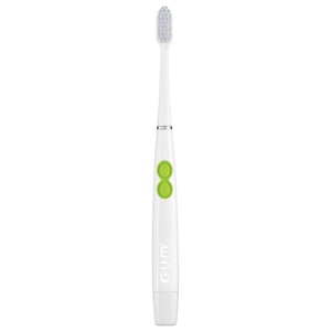 Gum Sonic Daily batteritannbørste hvit soft 1 stk produktbilde