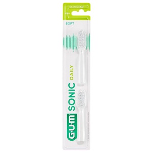 GUM SONIC DAILY Ersatzbürstenköpfe weiß Produktbild