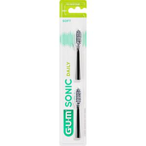 GUM Sonic Daily Refills Svart, 2 st produkt bild