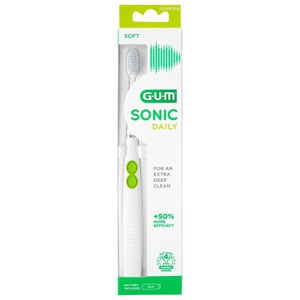 GUM SONIC DAILY Schallzahnbürste weiß Produktbild
