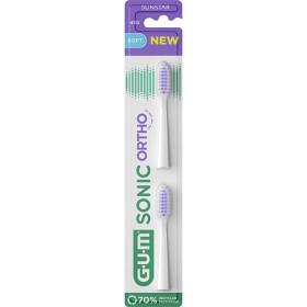 GUM Sonic Ortho Utbytesborstar 2 st produkt bild