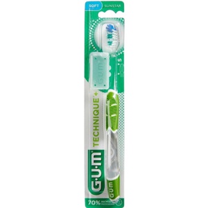 Gum Technique+ tandbørste, soft produktbillede